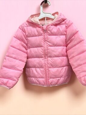 Epic Threads Pink Hooded Puffer Jacket - Girls Size 5